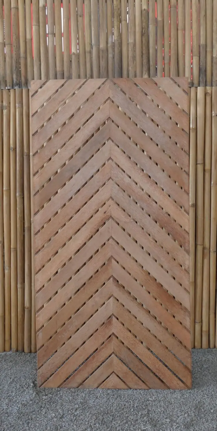  Product image 6 of the product “Coconut wood fence, model Heringbone, 90 x 180 cm height, natural. ”